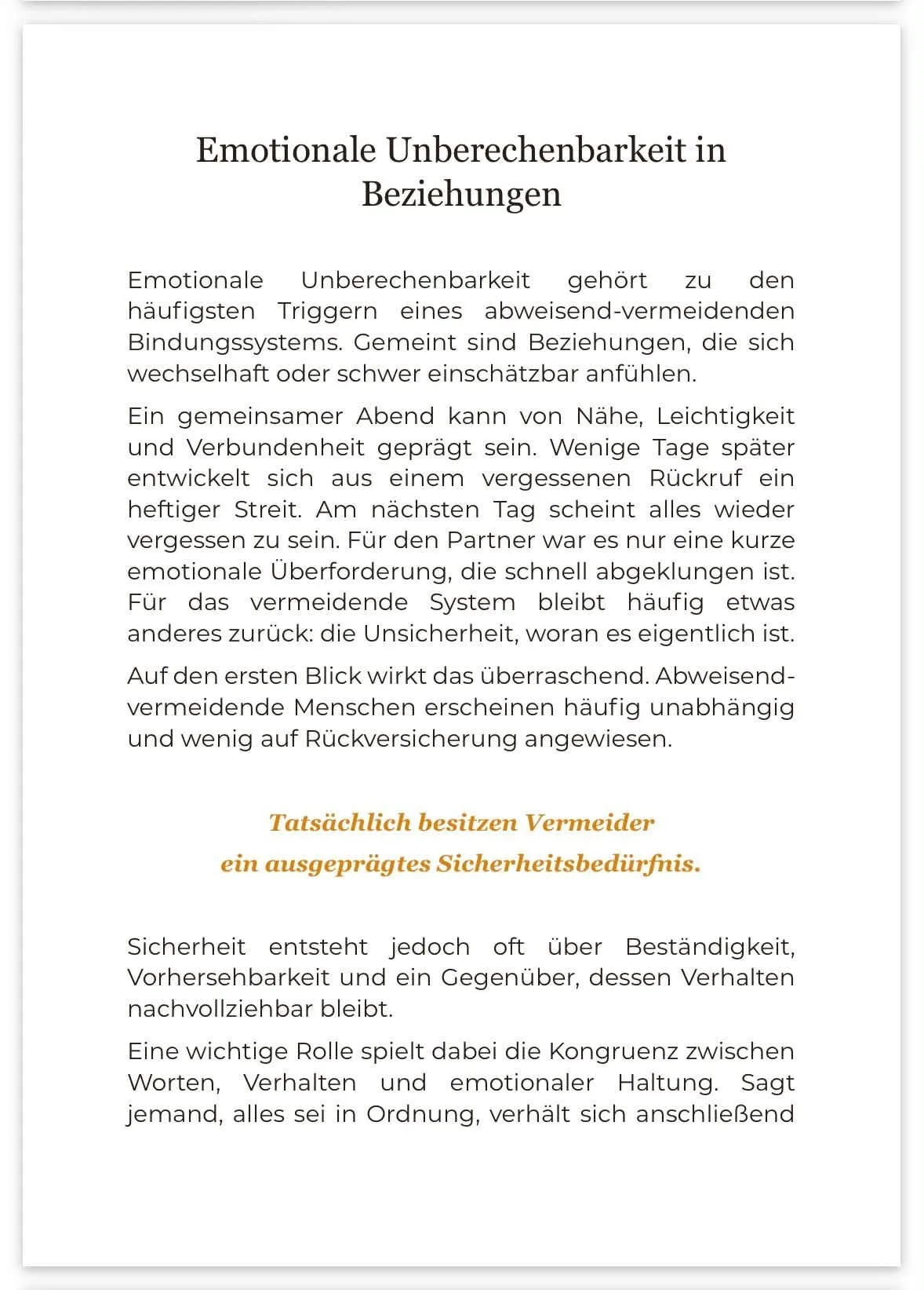 Leseprobe Vermeider Komplett Bundle Kursinhalt