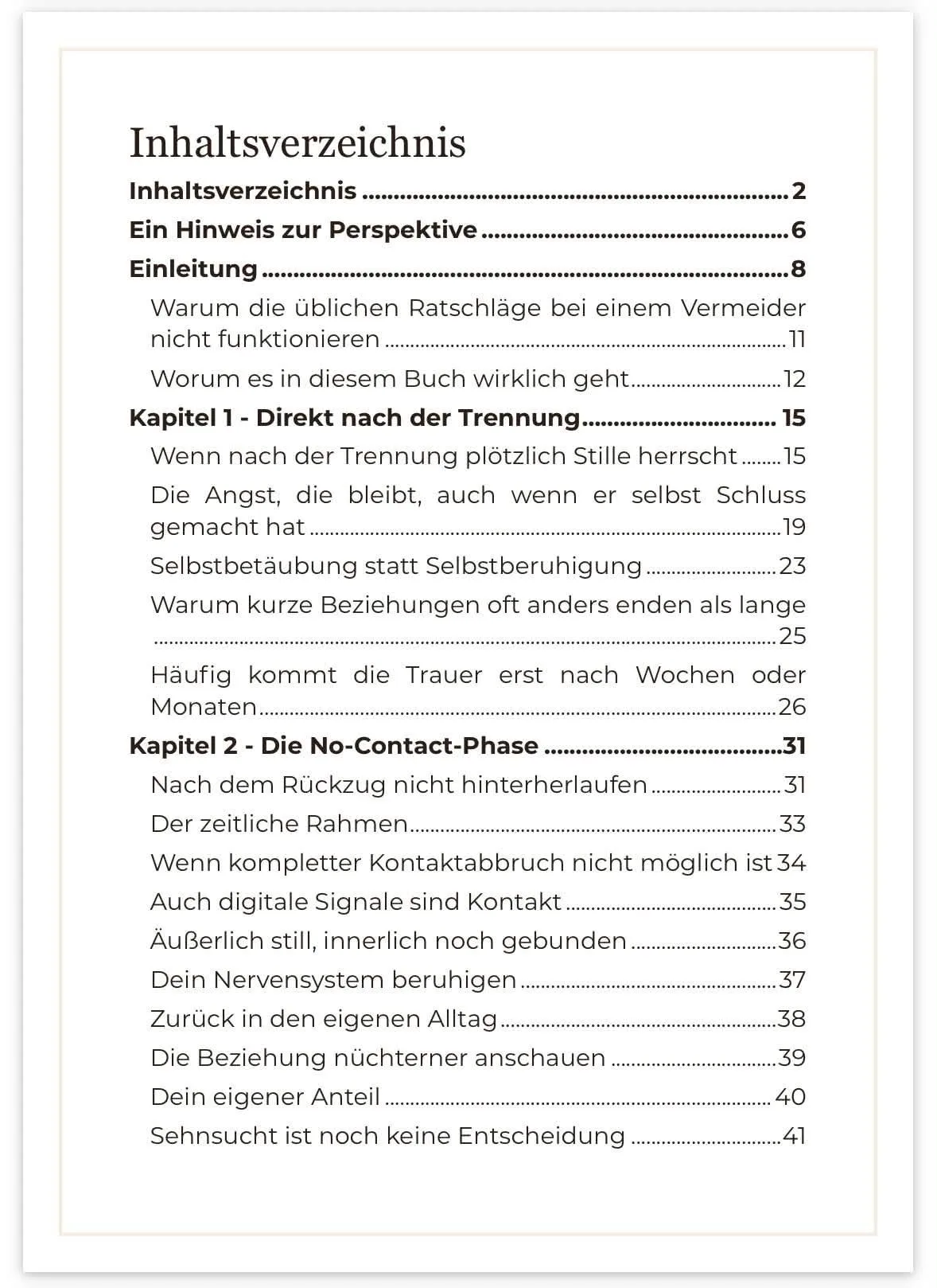 Inhaltsverzeichnis Vermeider Komplett Bundle