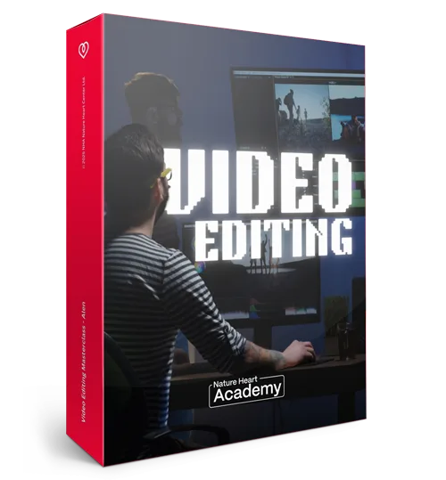 3D Produktbox der Video Editing Masterclass von Fabian Kowallik
