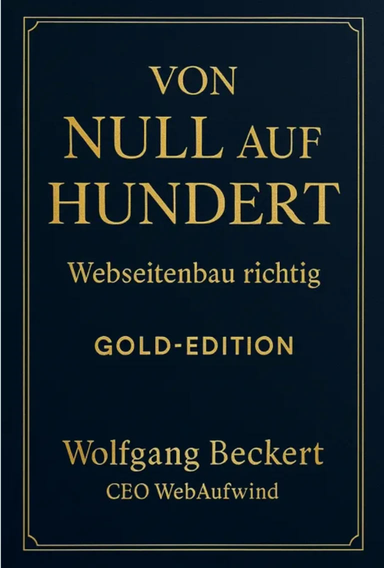 Von Null auf Hundert – E-Book zum Webseitenbau von Wolfgang Beckert