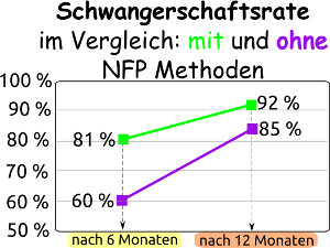 Schwangerschaftsrate NFP