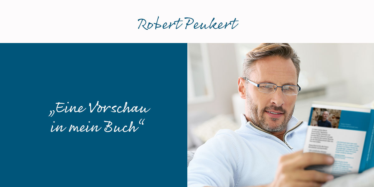 Robert Peukert liest Buch, Leseprobe Claim Eine Vorschau in mein Buch