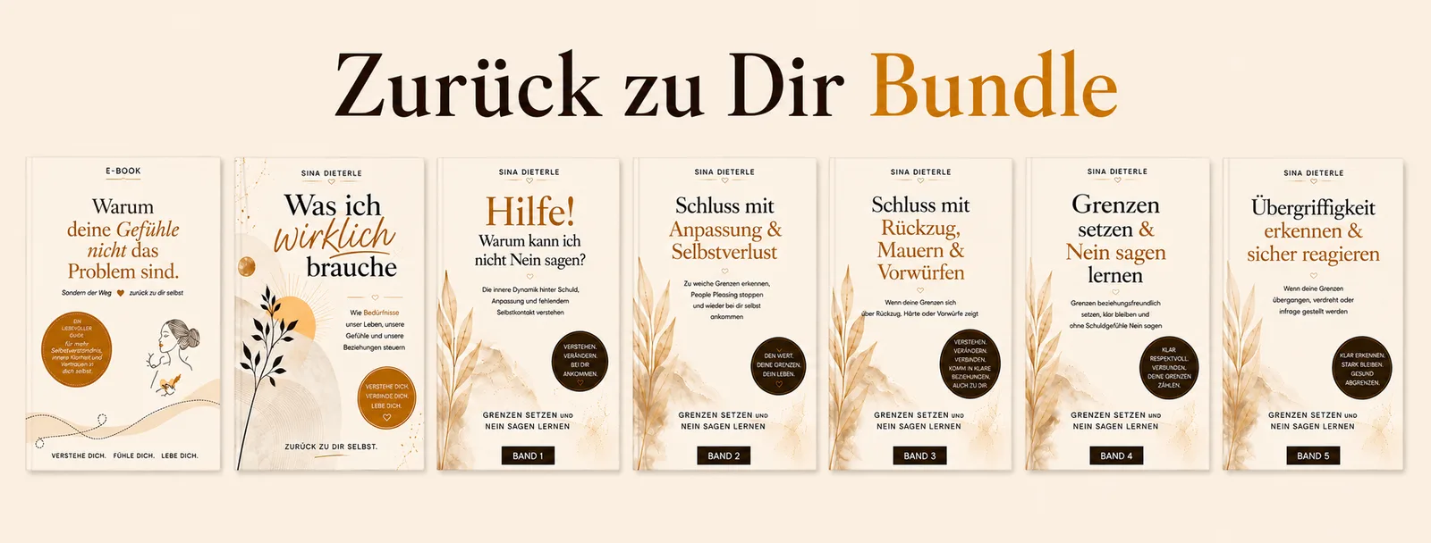 Zurück zu Dir Bundle mit sieben E-Books und E-Book in Panorama-Ansicht