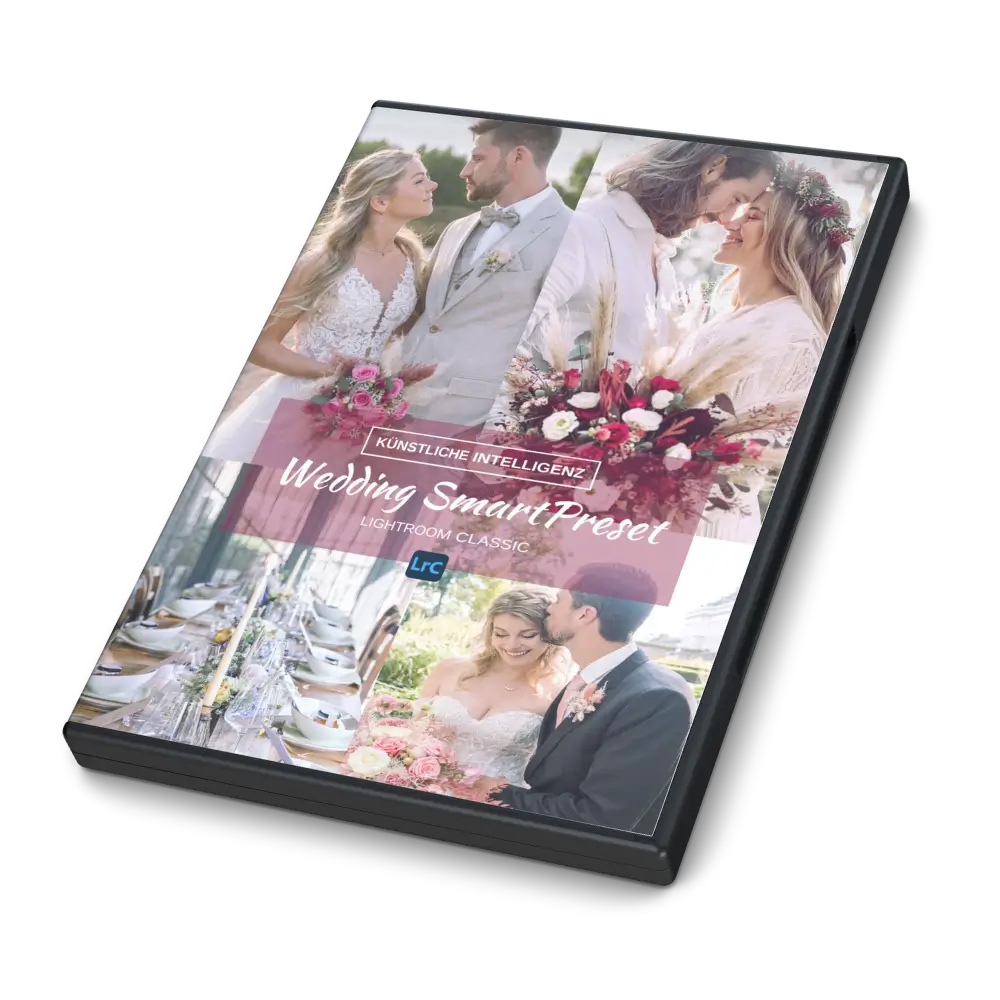 Lightroom Preset - Wedding SmartPreset - Bildbearbeitung - Künstliche Intelligenz - KI - Hochzeitsfotografie - Produktbild