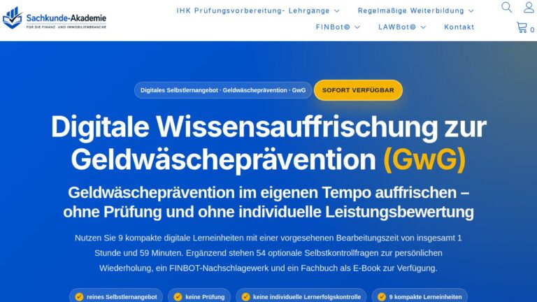 Weiterbildung zur Geldwäscheprävention in Unternehmen