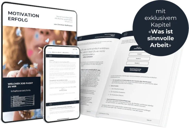 Welcher Job passt zu mir für Berufsorientierung von Motivation Erfolg