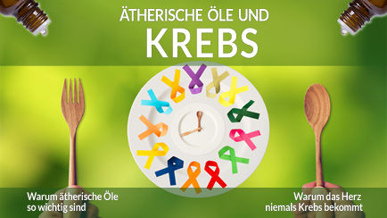 Galerie-Titelbild Ätherische Öle und Krebs: Besteck mit buntem Kreis-Symbol