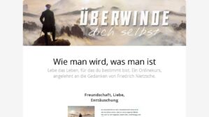 Wie man wird, was man ist – Ansicht der Verkaufsseite