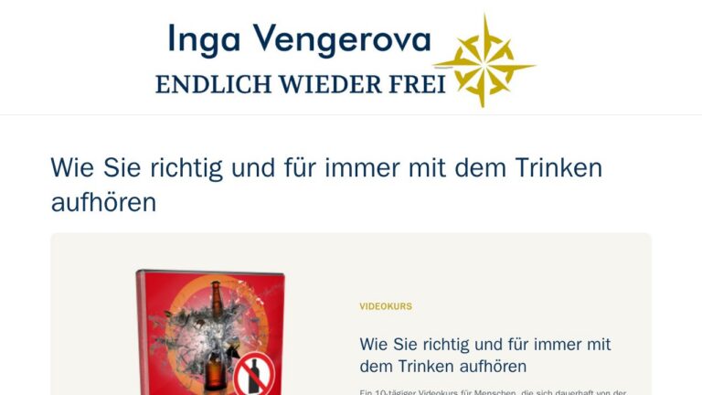 Wie Sie richtig und für immer mit dem Trinken aufhören
