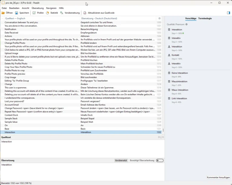 X/Pro Theme für WordPress – Sprachdateien
