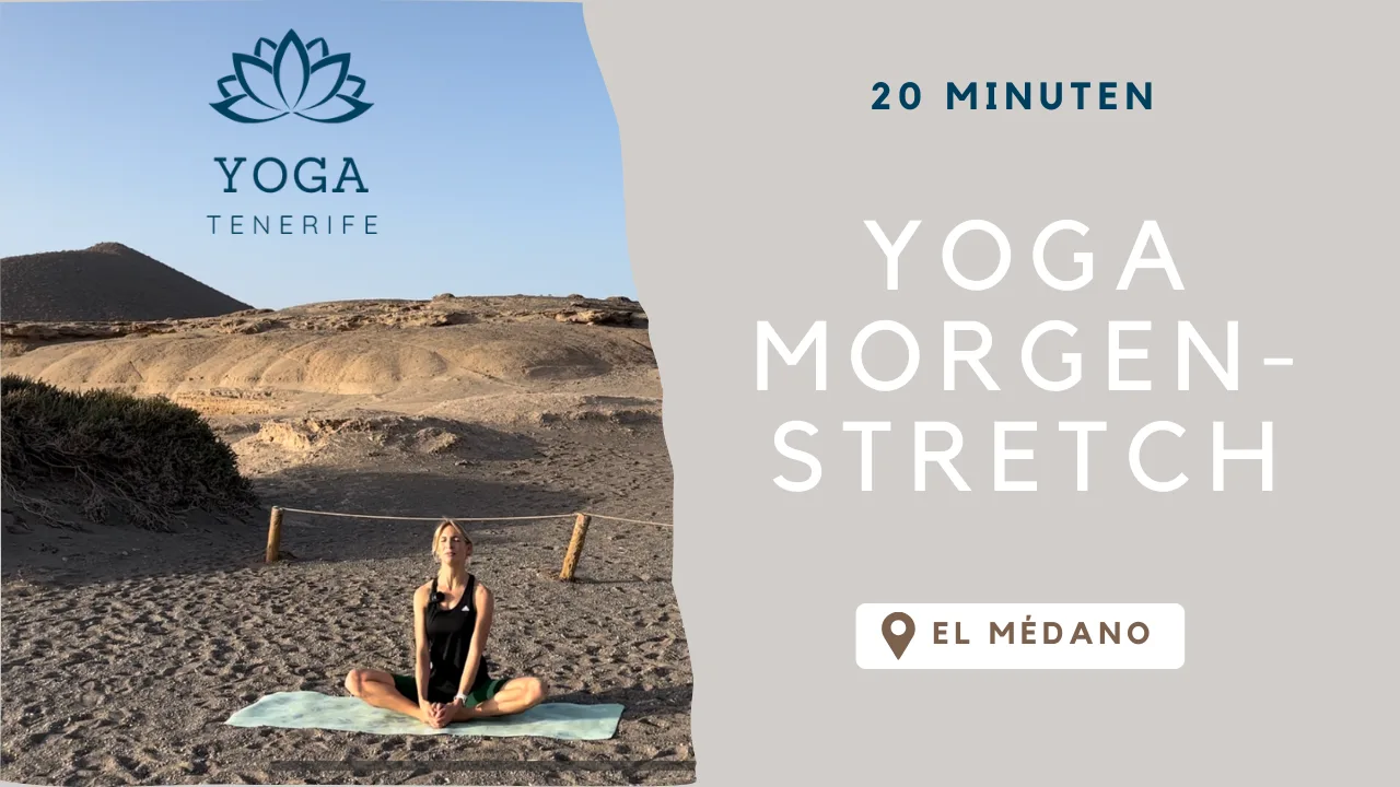 Yoga-Kursinhalt mit Meerblick auf Teneriffa