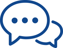 Sprechblasen-Icon für Marketing und Kommunikation