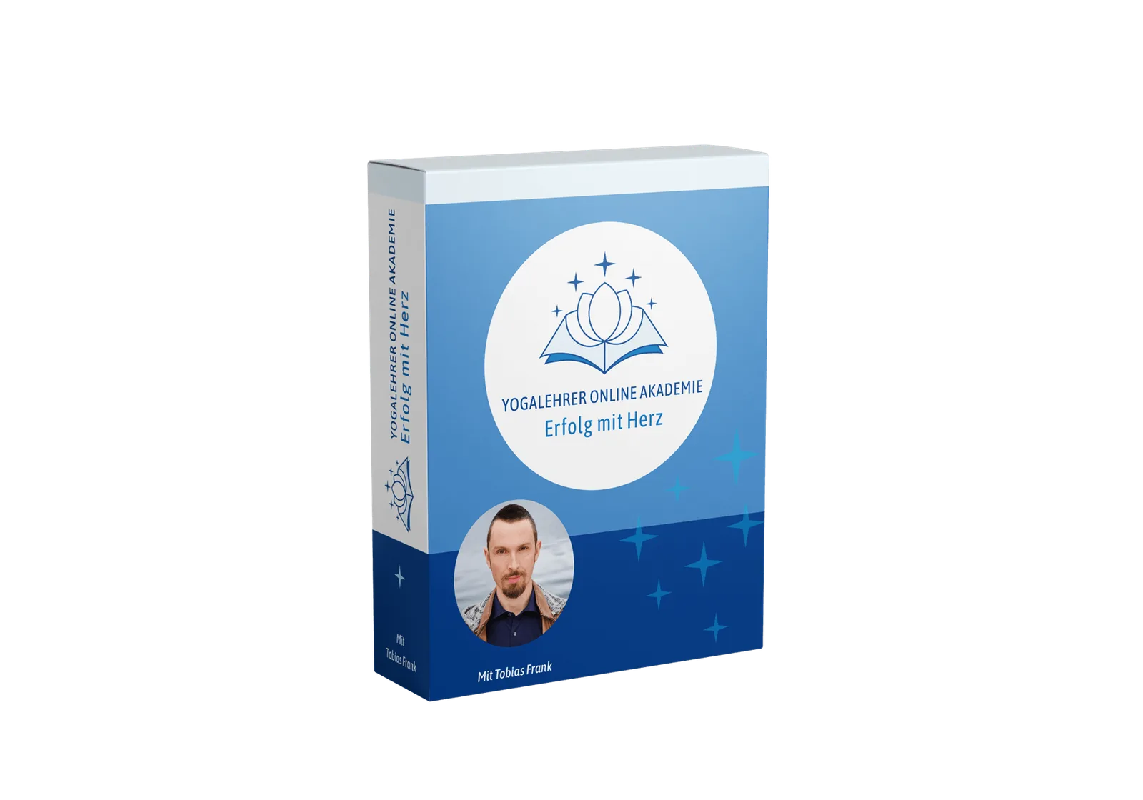 Produktverpackung Yogalehrer Online Akademie Erfolg mit Herz von Tobias Frank