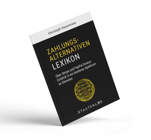 Zahlungsalternativen Lexikon – E-Book für internationales Banking 1 E-Book-Cover Zahlungsalternativen Lexikon von Christoph Heuermann mit goldgelber Kugel-Grafik