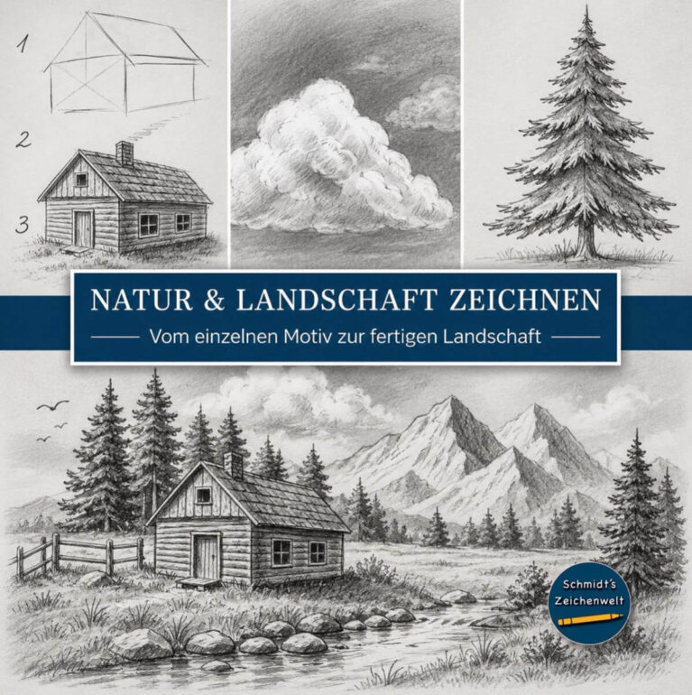 Zeichenkurs Natur und Landschaft zeichnen von Ralf Wilhelm Schmidt