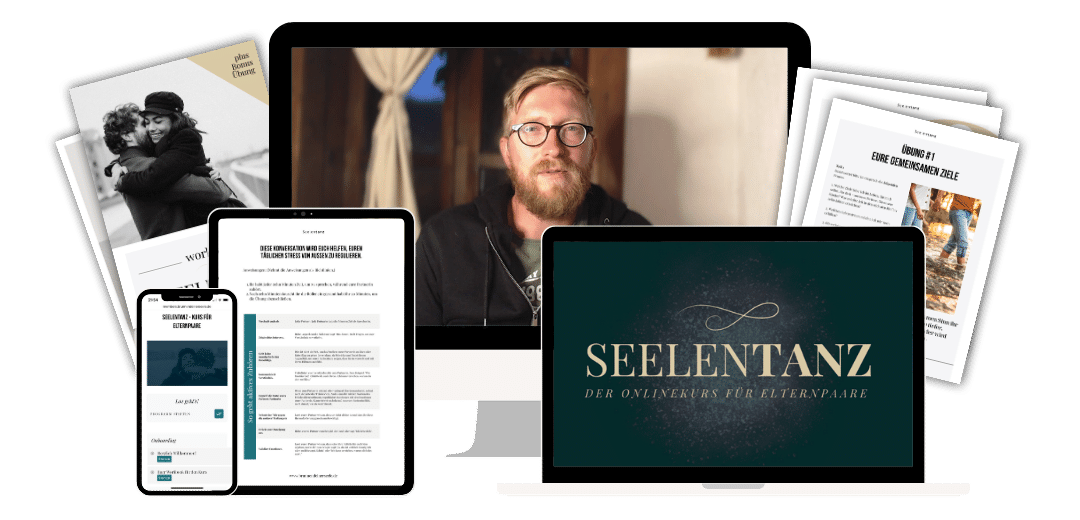 Zwischen Herz & Halt – Erziehungs-Workshop für Paare 7 Seelentanz Mockup auf verschiedenen Geräten Smartphone Tablet Laptop