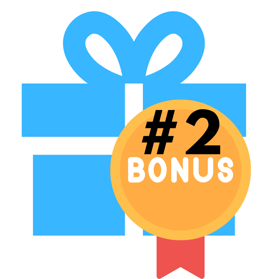 Geschenkbox mit Schleife und #2 Bonus Medaille
