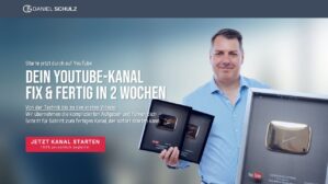 14 Tage YouTube Training – Ansicht der Verkaufsseite