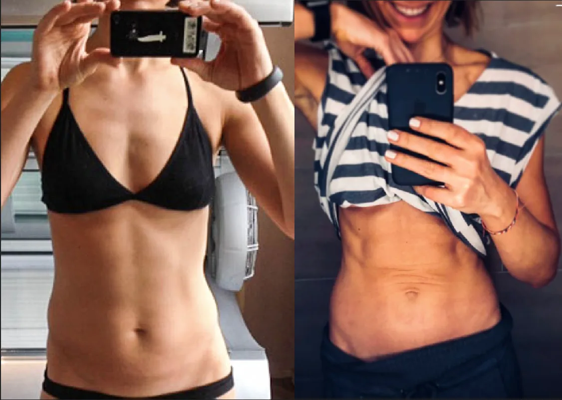 STRONG WOMAN Fitnessprogramm - Vorher Nachher Bilder