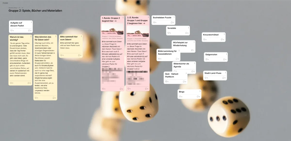Sandra Dirks Padlet Ergebnissicherung