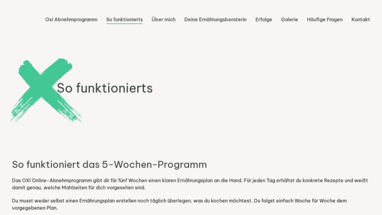 5 Wochen Abnehmprogramm – E-Book mit Ernährungsplan von Oxana Hegel