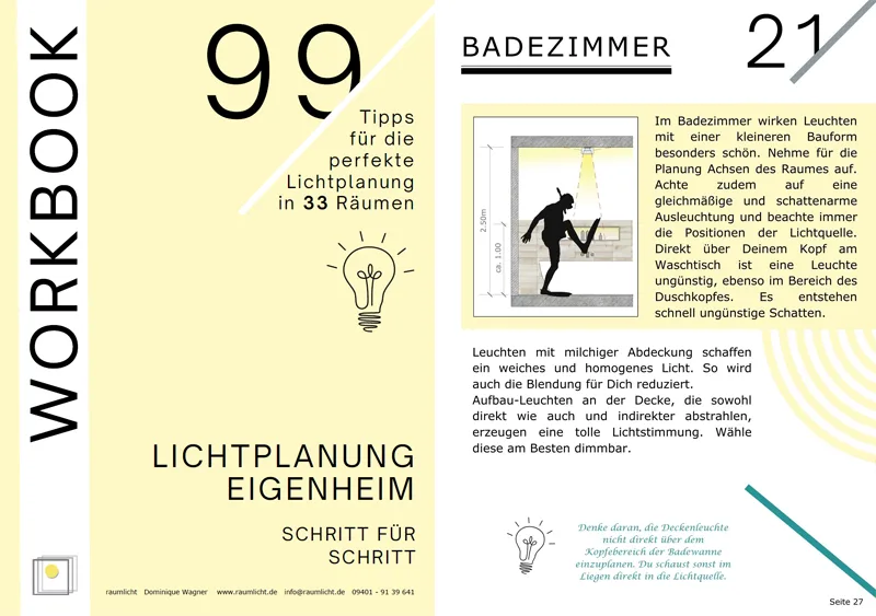 Titelseite Workbook und Einblick