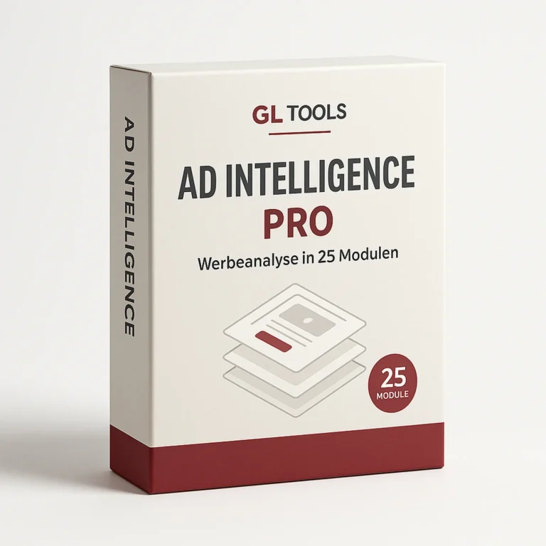 AD Intelligence Pro – Ad-Analyse-E-Book von Gilbert Losert