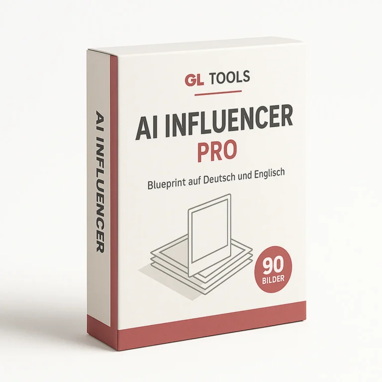 AI Influencer PRO – Blueprint DE/EN mit 90 Bonusbildern