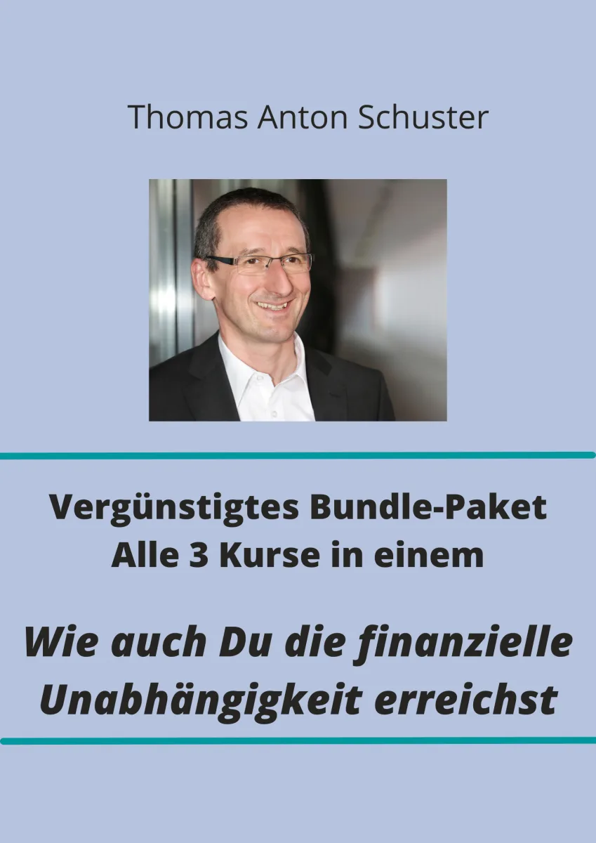 Bundle-Paketcover alle 3 Kurse mit Porträt von Thomas Anton Schuster
