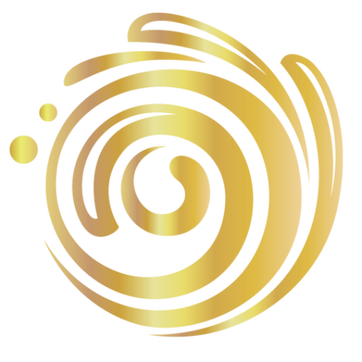 Goldenes Spiral-Logo identisch mit Bild 1, quadratisches Format für Error-Seite