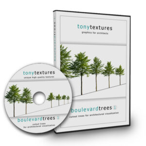 Alleebäume 1 Bundle – DVD-Box und CD mit Baummodellen für Architekturvisualisierung