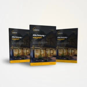 3D-Mockup des E-Books Alte Heizung – was jetzt? Ratgeber zum neuen Heizungsgesetz