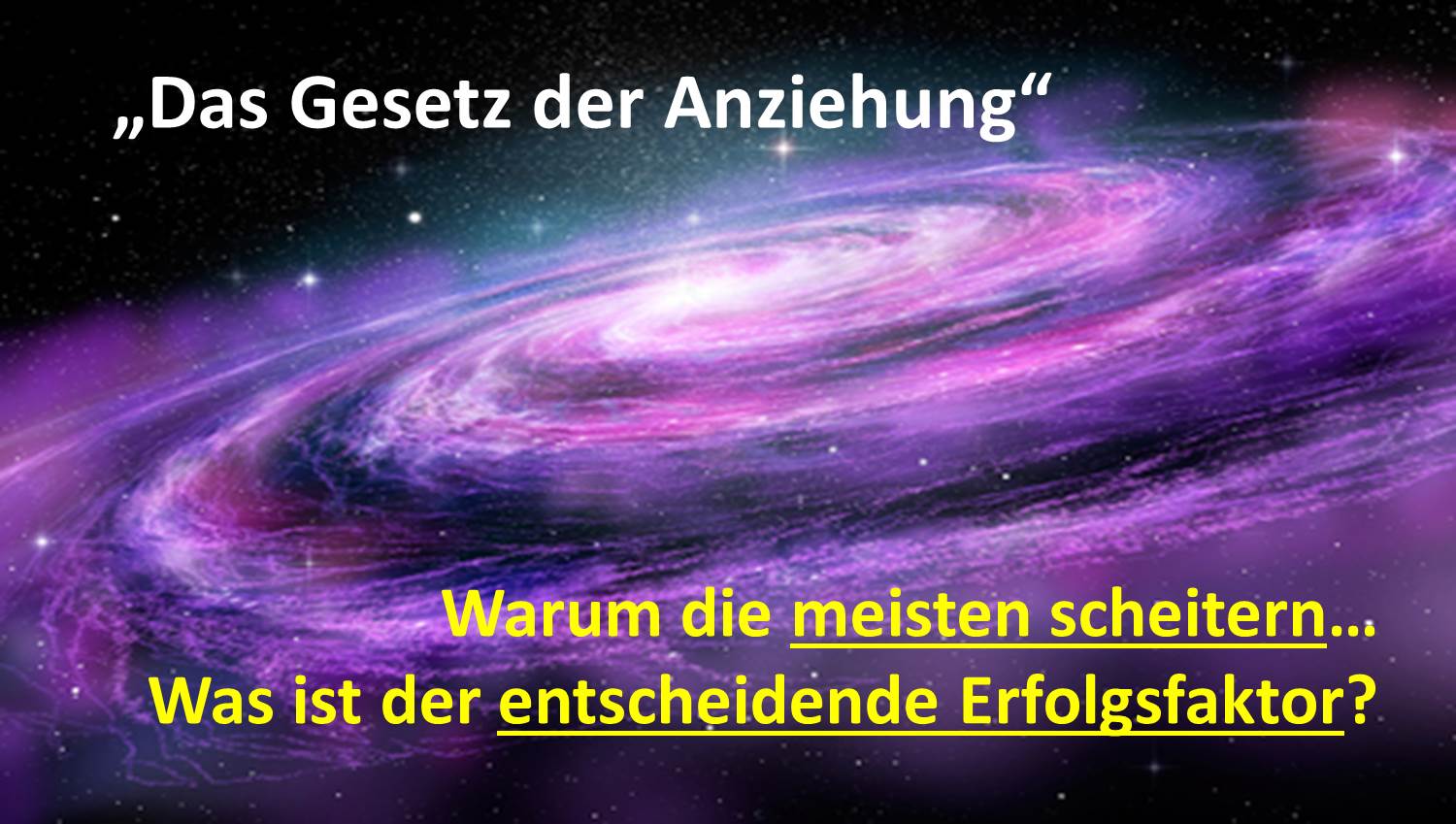Funktioniert das „Gesetz der Anziehung“?