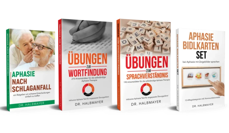 Aphasie Quartett – E-Book mit Sprachübungen von Dr. Halbmayer