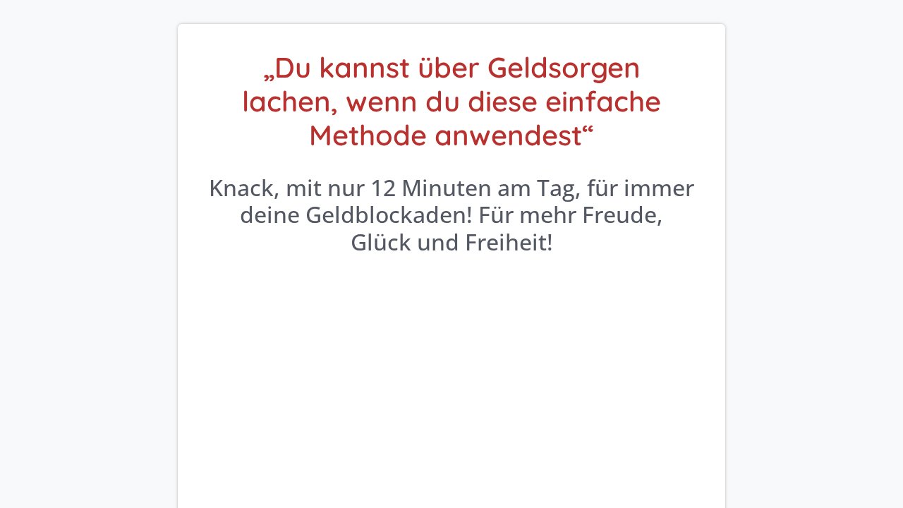 Audio-Afform-Programm für mehr Wohlstand und Geld – Ansicht der Verkaufsseite