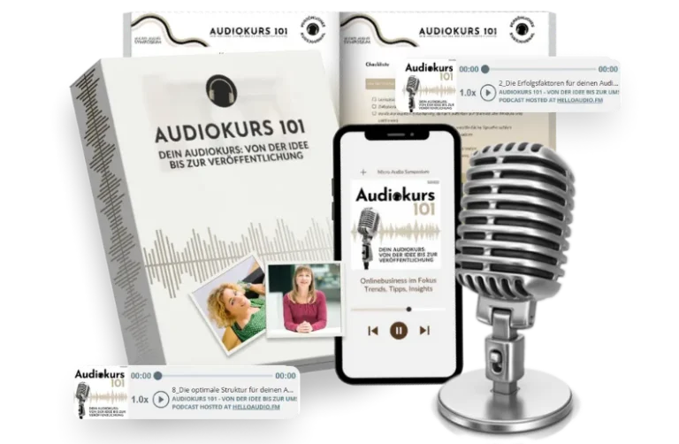 Audiokurs 101 – Kurs zur Hörkurs-Erstellung von Barbara & Dagmar
