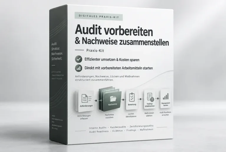 Audit Readiness Praxis-Kit – Vorlagenpaket für ISO-Prüfungen