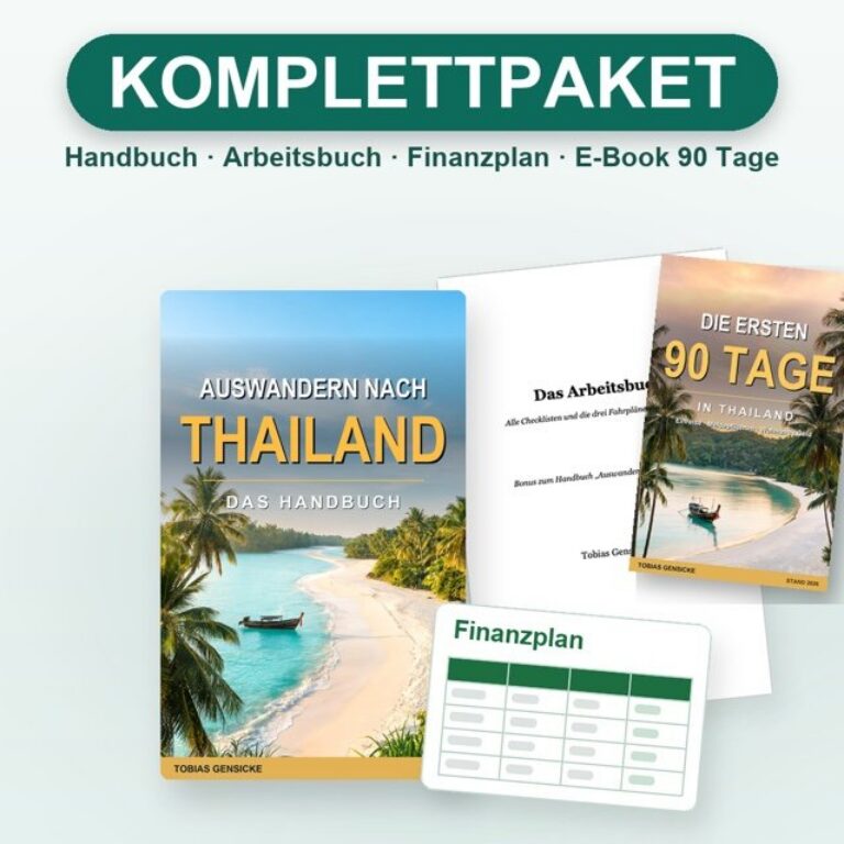 Auswandern nach Thailand – E-Book-Paket mit Arbeitsbuch