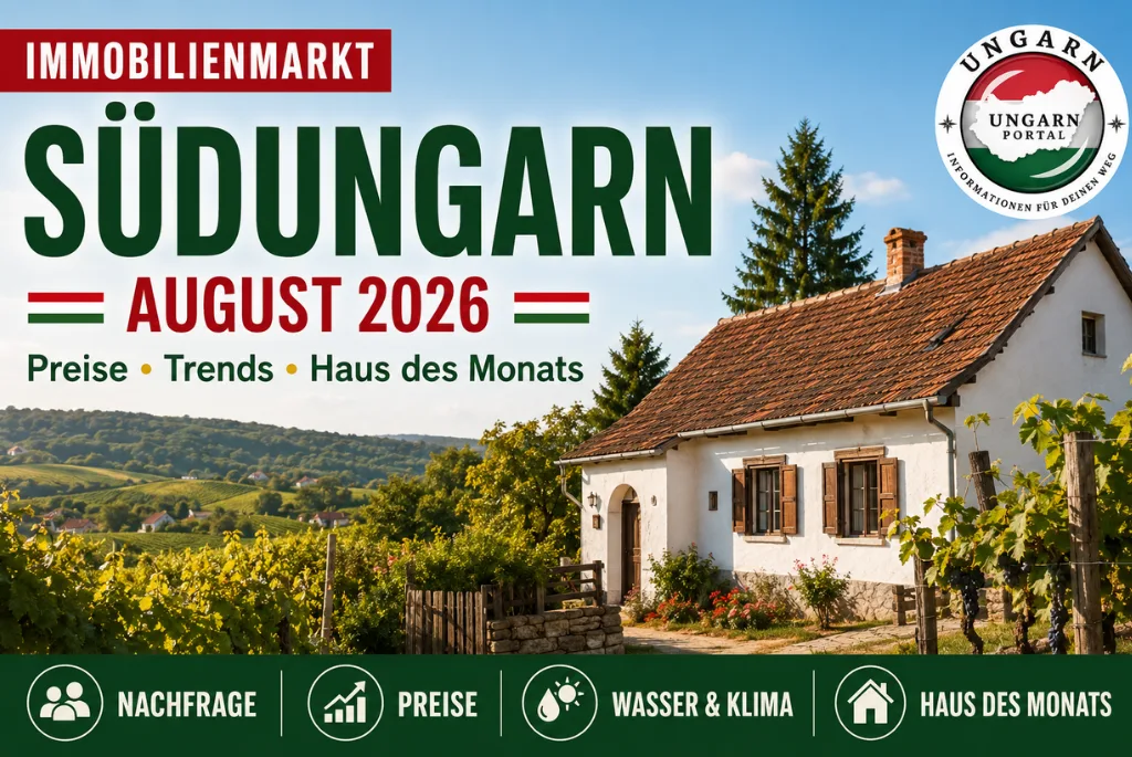 Immobilienmarkt Südungarn August 2026