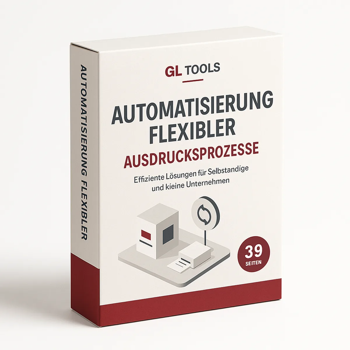 Produktbox Automatisierung flexibler Ausdrucksprozesse von GL Tools, 1200×1200 Pixel