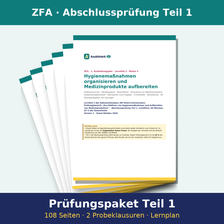 Azubistark ZFA – E-Book zur ZFA-Prüfung