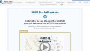 Kurs B – Aufbaukurs – Ansicht der Verkaufsseite