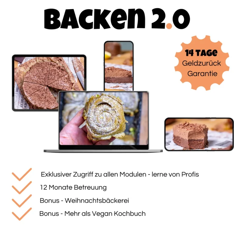 Backen 2.0 – Videokurs für gesunde Torten von Gian Sibilia