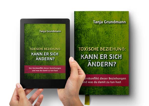 E-Book und Tablet-Mockup becoming you von Tanja Grundmann, toxische Beziehung Ratgeber