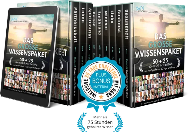 Kongress Paket 75 mit Tablet, Bücher-Set und Bonus-Material-Siegel