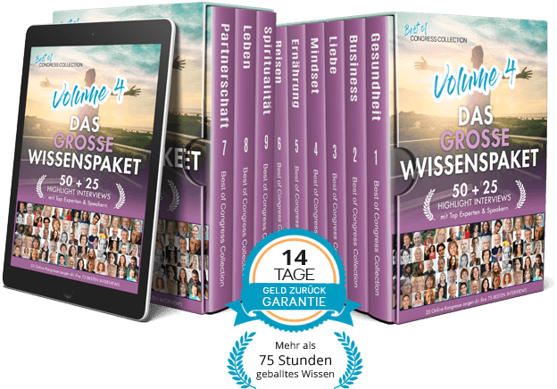 Volume 4 Kongress Paket mit Tablet, lila Bücher-Set und Geld-zurück-Garantie