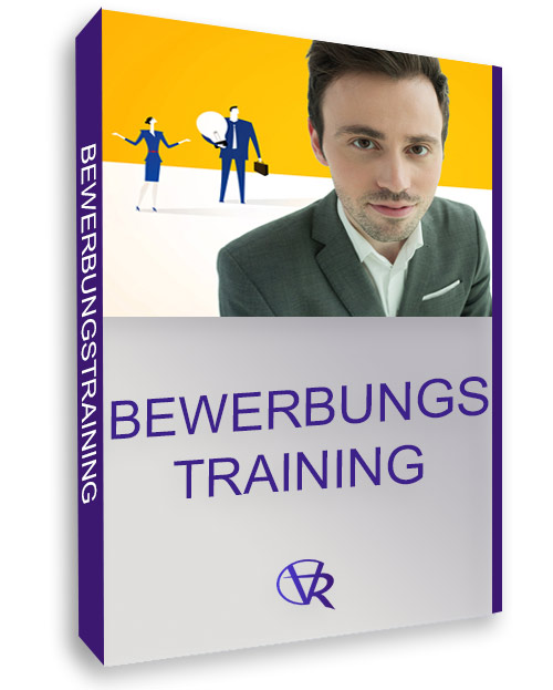 Produktbox Bewerbungstraining von Wlad Jachtchenko mit Portrait eines Mannes im Anzug
