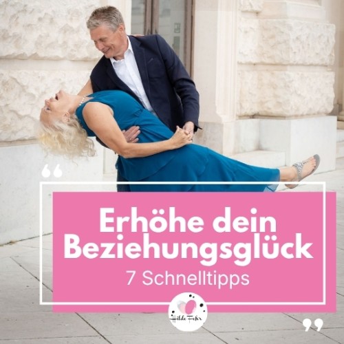 Hero-Banner zum Videokurs Beziehungsglück erhöhen mit Paar in liebevoller Umarmung