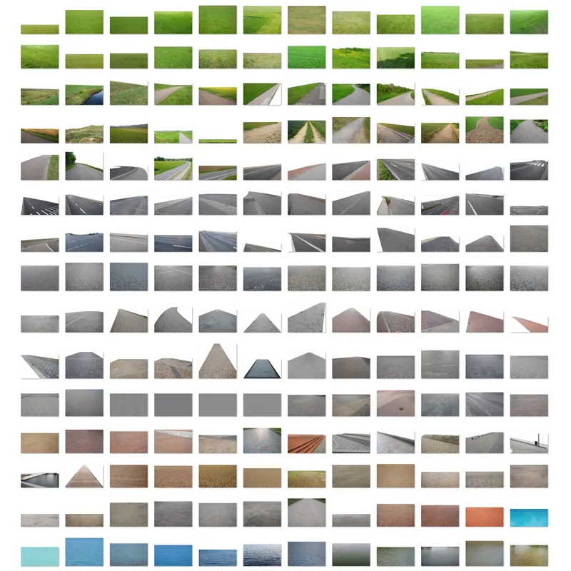 Große Sammlung von über 100 Bodenansicht-Texturen für Photoshop und Architekturvisualisierung