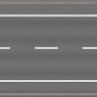 Bodentexturen für 3D-Rendering 12 Asphalt-Straßentextur mit weißen Markierungen und grauem Belag